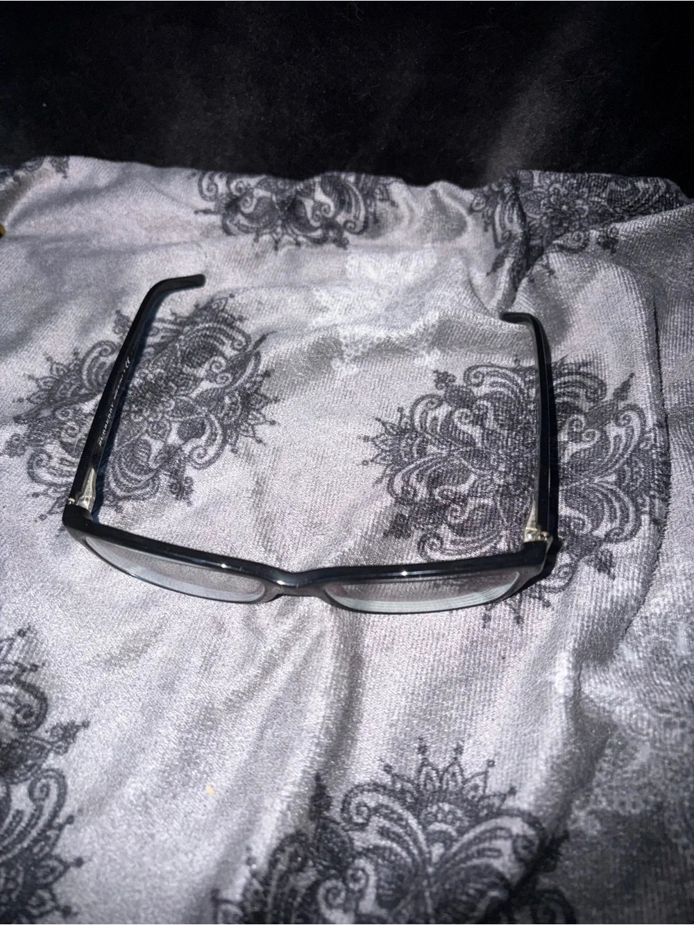 Burberry Black Rectangular Women's Glasses with Subtle Logo
